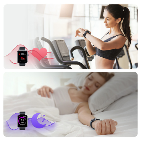 Smartwatch Joyroom Fit-Life JR-FT5 z funkcją odbierania połączeń / ochroną IP68 - czarny