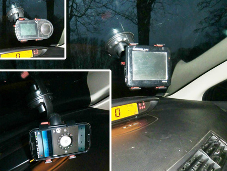 Uchwyt do telefonu nawigacji GPS z kliepsem Mocny