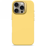Etui Decoded AntiMicrobial Silicone Backcover z MagSafe do iPhone 16 Pro - żółte