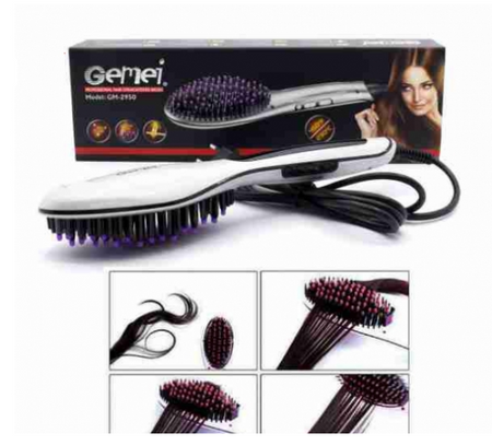 Szczotka do prostowania włosów - Prostownica GEMEI
