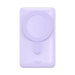 Powerbank Baseus Magnetic Bracket indukcyjny z MagSafe 10000mAh 20W fioletowy + kabel USB-C