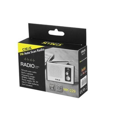 Mini radio turystyczne kieszonkowe AM FM CMiK MK-229