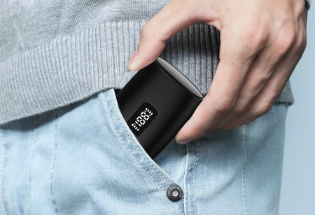 SŁUCHAWKI BEZPRZEWODOWE DOUSZNE Z FUNKCJĄ POWERBANK - SMART TOUCH