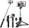 Q02 Statyw do kamery Bluetooth Selfie Stick składany Monopod do strimowania