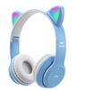 M2/ Świecące Słuchawki bezprzewodowe Kocie Ucho z mikrofonem Bluetooth