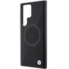 Etui BMW Signature Leather Half Textured & Circle MagSafe na Samsung Galaxy S24 Ultra - czarne