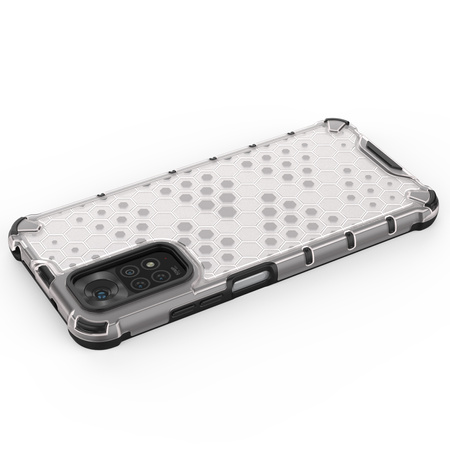 Honeycomb etui pancerny pokrowiec z żelową ramką Xiaomi Redmi Note 11S / Note 11 czarny
