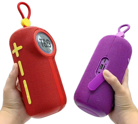 Głośnik Bluetooth T&G TG698 IPX5 BOOMBOX 10W RGB FM microUSB AUX TF