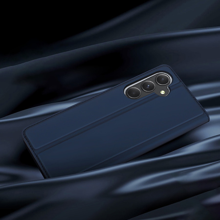 Etui Dux Ducis Skin Pro na Samsung Galaxy A55 5G z klapką i miejscem na kartę - niebieskie