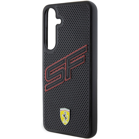 Etui Ferrari Big SF Perforated na Samsung Galaxy S24 - czarne