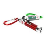 Mini latarka, wskaźnik laserowy 3w1, UV tester