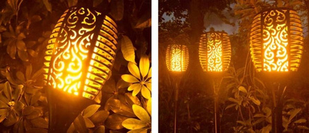 Lampka ogrodowa POCHODNIA IP 65 58cm 4 szt