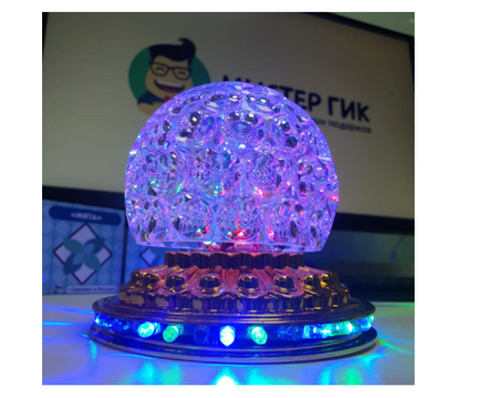 M2/ Obrotowa lampa dyskotekowa Led wielokolorowa