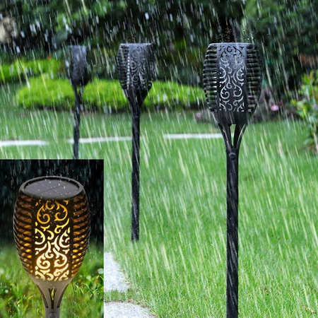 Lampka ogrodowa POCHODNIA IP 65 77cm ZESTAW 4 SZT