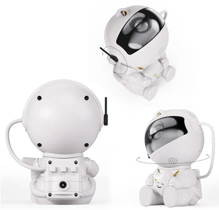 Mini projektor gwiazd Astronauta sterowany pilotem.