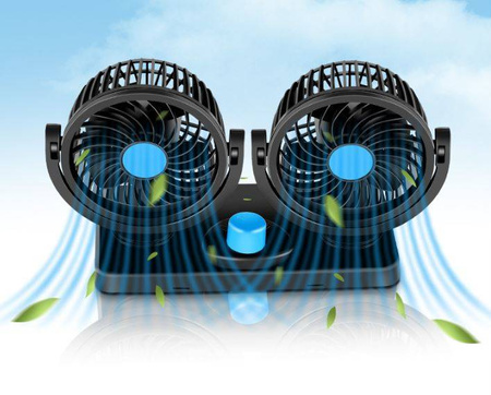 Wentylator samochodowy, wiatrak podwójny FAN
