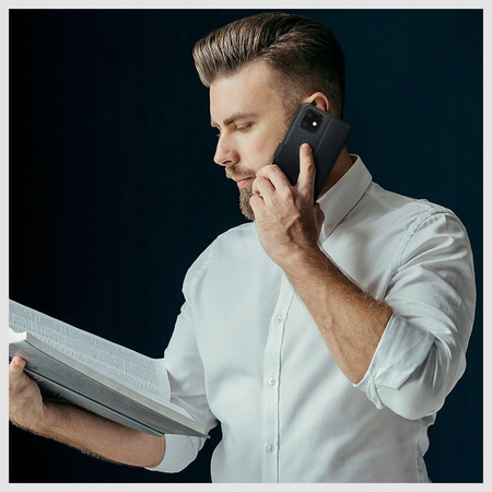 Etui Tech-Protect Wallet na Samsung Galaxy A14 4G / 5G - brązowe