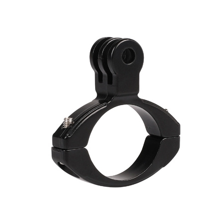 Uchwyt aluminiowy do montażu kamery GoPro - na kierownicę rowerową - czarny