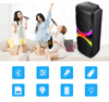 Przenośny głośnik Bluetooth Baoend 6,5" 30W z LED i mikrofonem Karaoke