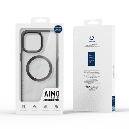 Etui Dux Ducis Aimo Mag z MagSafe na iPhone 15 Pro Max - czarne