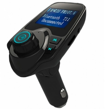 Transmiter FM Bluetooth - Muzyka, Zestaw Głośnomówiący, Podwójne Ładowanie USB