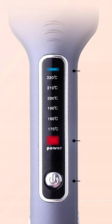 Prostownica do włosów z szeroką płytką ceramiczną Kemei KM-740