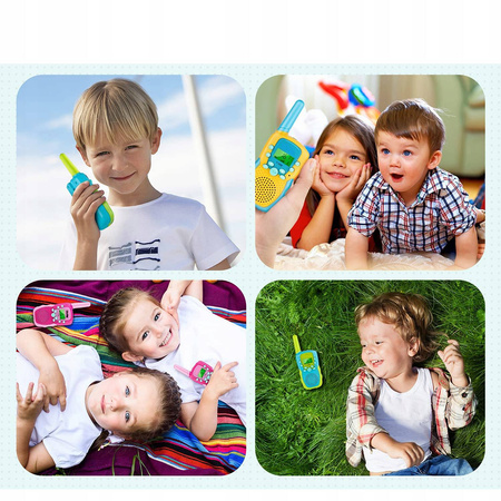 Walkie-talkie krótkofalówki dla dzieci zestaw 3szt prezent dla dzieci