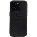 Etui Audi Genuine Leather na iPhone 14 Pro - czarne