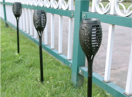 Lampka ogrodowa POCHODNIA IP 65 58cm 4 szt