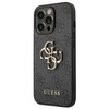 Etui Guess 4G Big Metal Logo na iPhone 14 Pro - szare