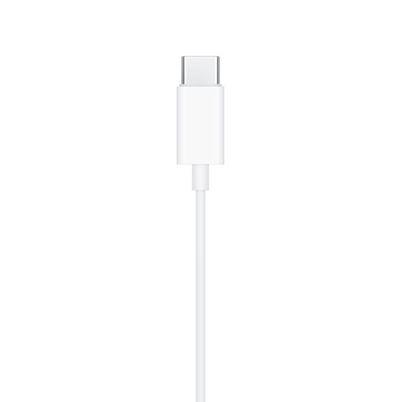 Słuchawki przewodowe Apple EarPods MYQY3ZM/A USB-C z pilotem sterującym - białe