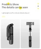 Q11 Bluetooth bezprzewodowy Selfie Stick składany Mini statyw wysuwany Monopod z wypełnieniem światła dla iPhone IOS Xiaomi Android telefon