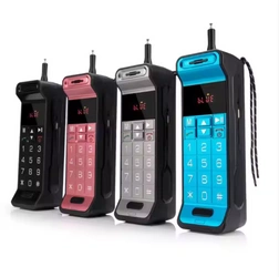 Głośnik Bluetooth Bezprzewodowy w kształcie telefonu Boombox Karaoke
