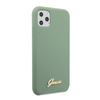 Etui Guess Silicone Vintage Gold Logo na iPhone 11 Pro - khaki