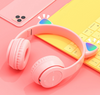M2/ Świecące Słuchawki bezprzewodowe Kocie Ucho z mikrofonem Bluetooth