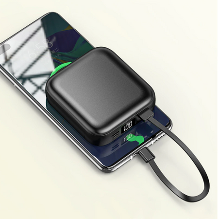 M1 / Mini Power Bank  8000mAh  Powerbank z lusterkiem do makijażu 