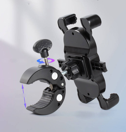 UCHWYT ROWEROWY NA TELEFON, UCHWYT MOTOCYKLOWY