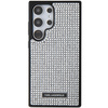 Etui Karl Lagerfeld Rhinestone Metal Logo na Samsung Galaxy S24 Ultra - srebrne