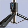 Selfie Stick bluetooth z lampą doświetlającą - Tripod monopod 1.14m