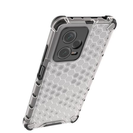 Honeycomb etui do Xiaomi Redmi Note 12 Pro+ pancerny hybrydowy pokrowiec niebieskie