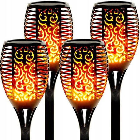 Lampka ogrodowa POCHODNIA IP 65 55cm 4 szt