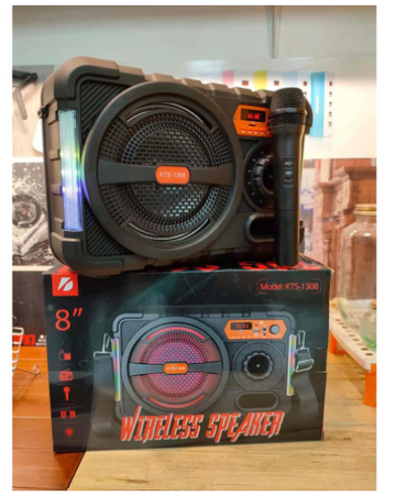 M1 KTS-1308 / Głośnik Bluetooth Bezprzewodowy Boombox Karaoke