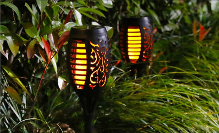 Lampka ogrodowa POCHODNIA IP 65 77cm ZESTAW 4 SZT