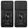Hybrid Armor Camshield etui do Samsung Galaxy A14 pancerny pokrowiec z osłoną na aparat różowe
