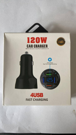 Ładowarka samochodowa 120W QC PD FastCharge
