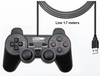 Joystick do gier Czarny przewodowy kontroler gier Gamepad Nowy USB 2.0 na PC Windows 10