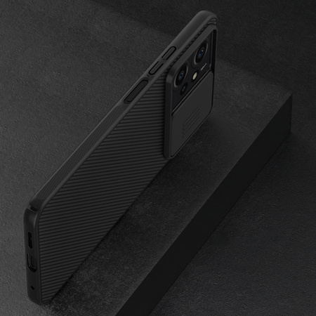 Pancerne etui Xiaomi Redmi Note 12 z osłoną na aparat Nillkin CamShield Case - czarne