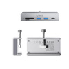 Hub Orico MH5PC montowany na zacisk USB-C / 2x USB-A 3.2 + 1x USB-C 3.2 + 1x SD&TF - srebrny