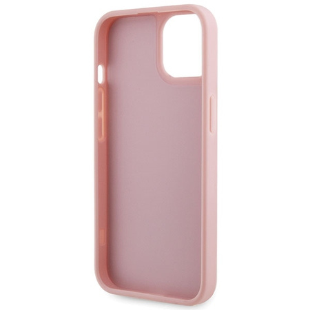 Etui Guess Rhinestone Triangle na iPhone 14 Plus - różowe