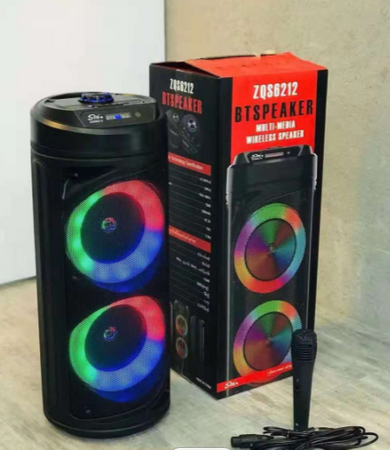 Głośnik Bluetooth Bezprzewodowy Boombox Karaoke